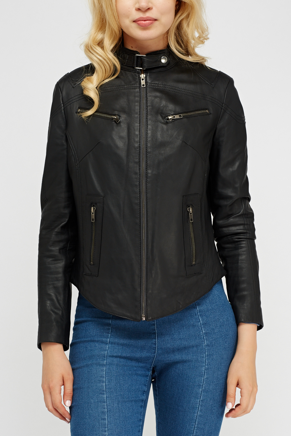 Heeli Leather Biker Jacket - Limited edition | Discount Designer Stock