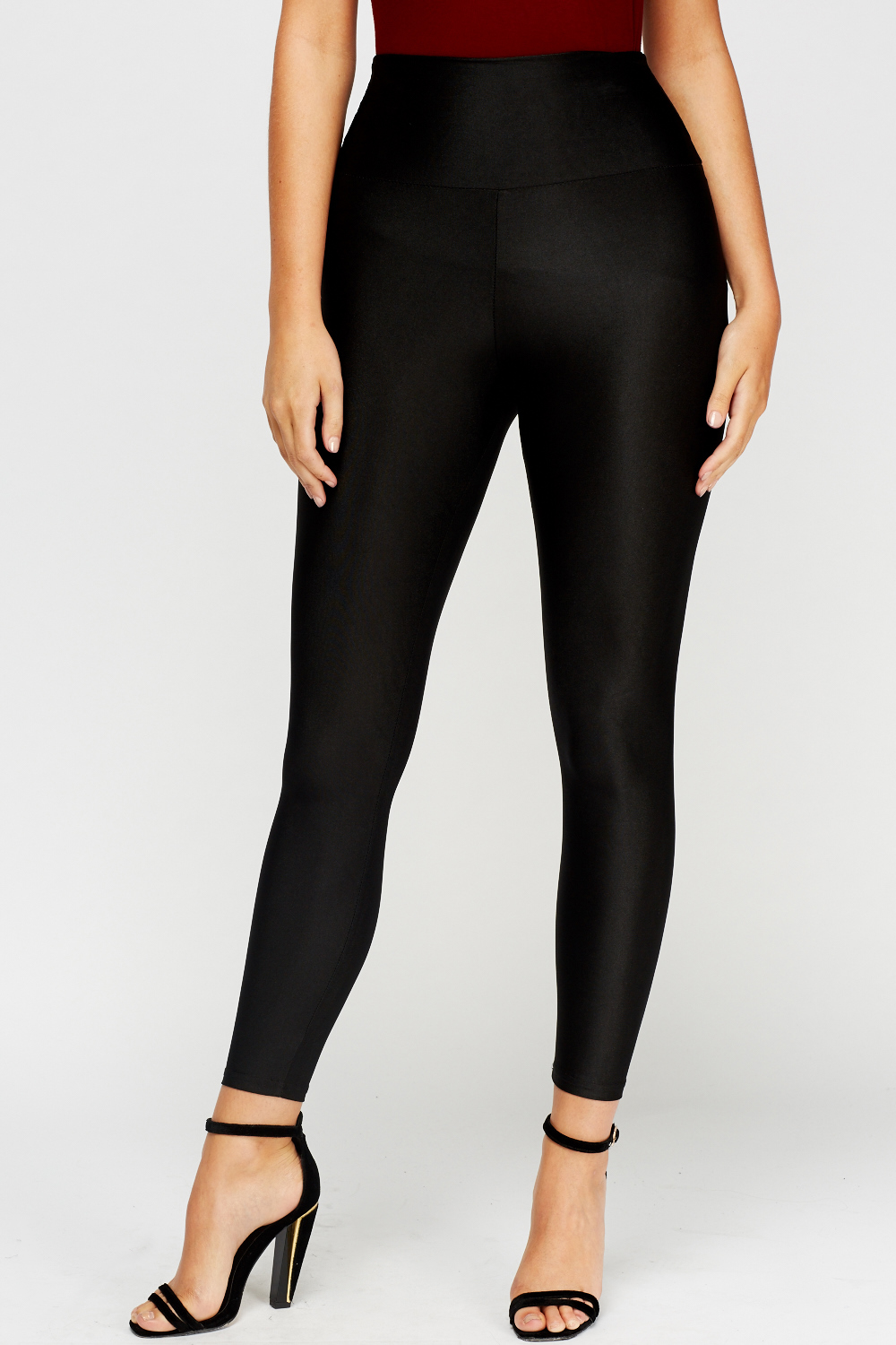 High Waisted Black Disco Pants - Just $7