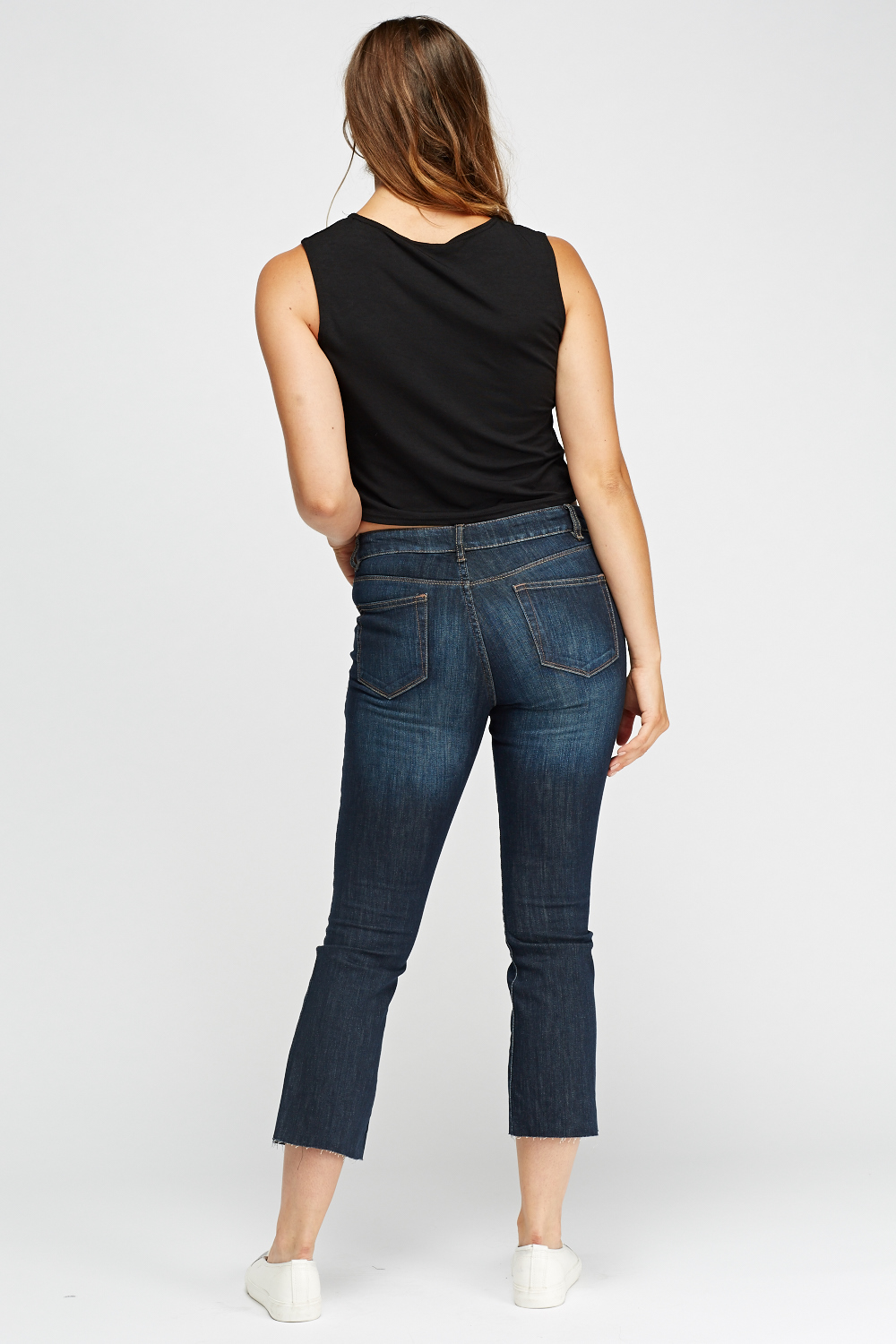 Ankle Cropped Flare Jeans - Just $3