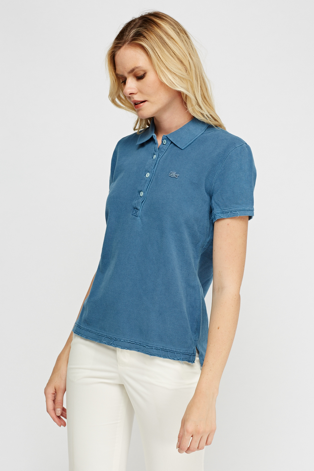 Lacoste Indigo Polo T- Shirt - Just $78