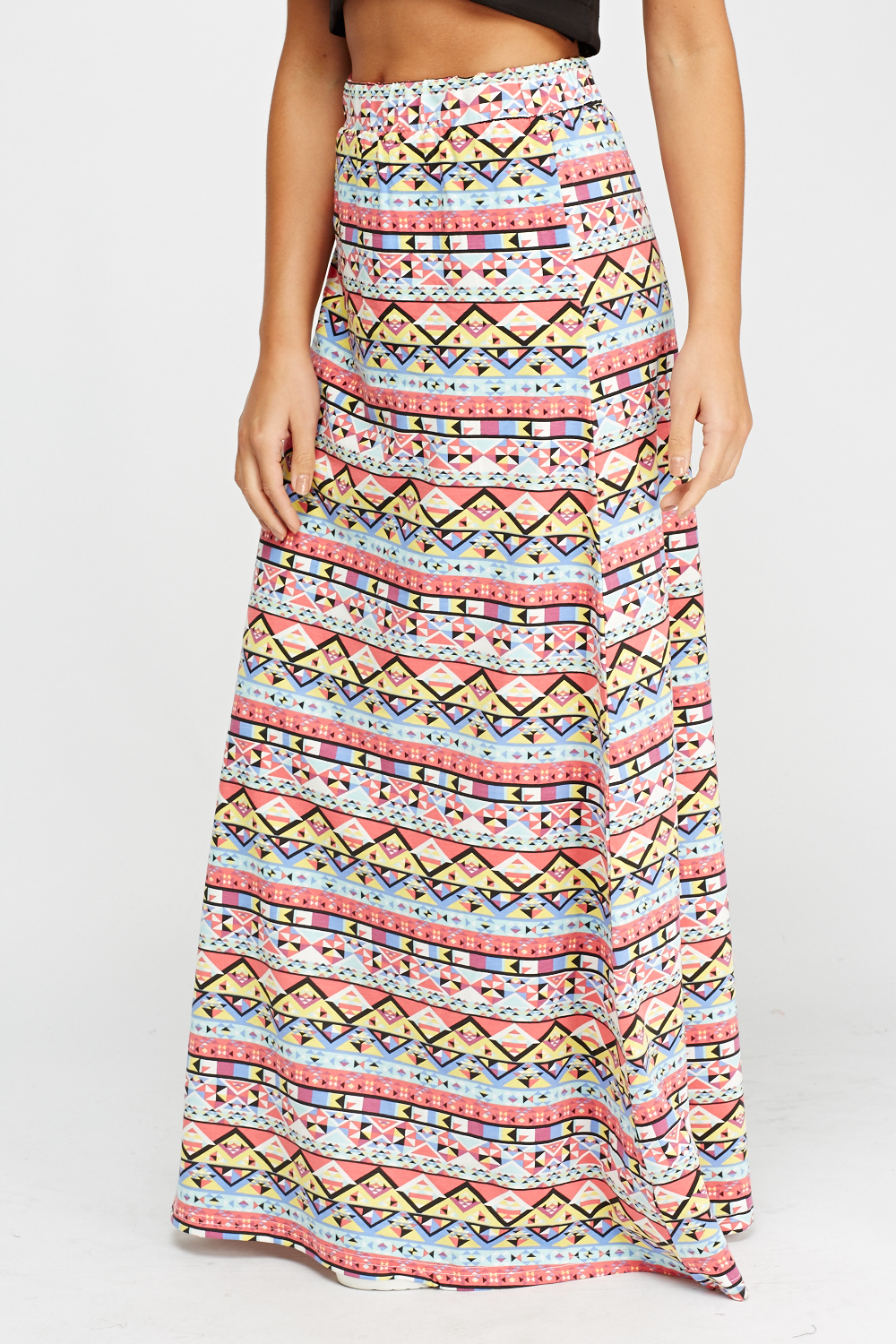 Aztec Print Maxi Skirt - Just $7