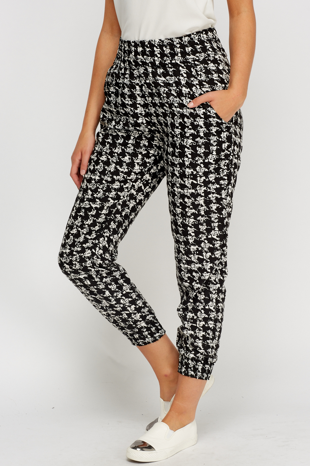 Printed Elasticated Trousers - Just $7