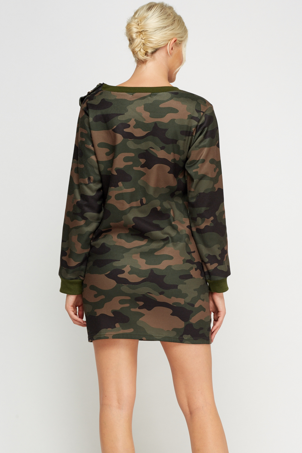 camouflage jumper dress