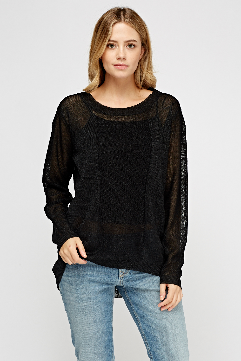 Loose Knit Thin Sweater - Just $3