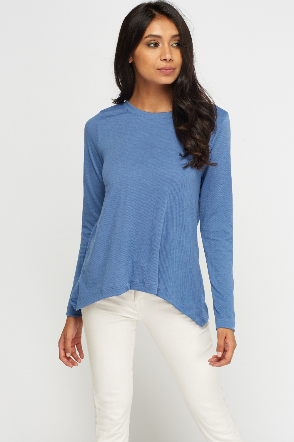 Ribbed Long Sleeve Knit Top - Just $7