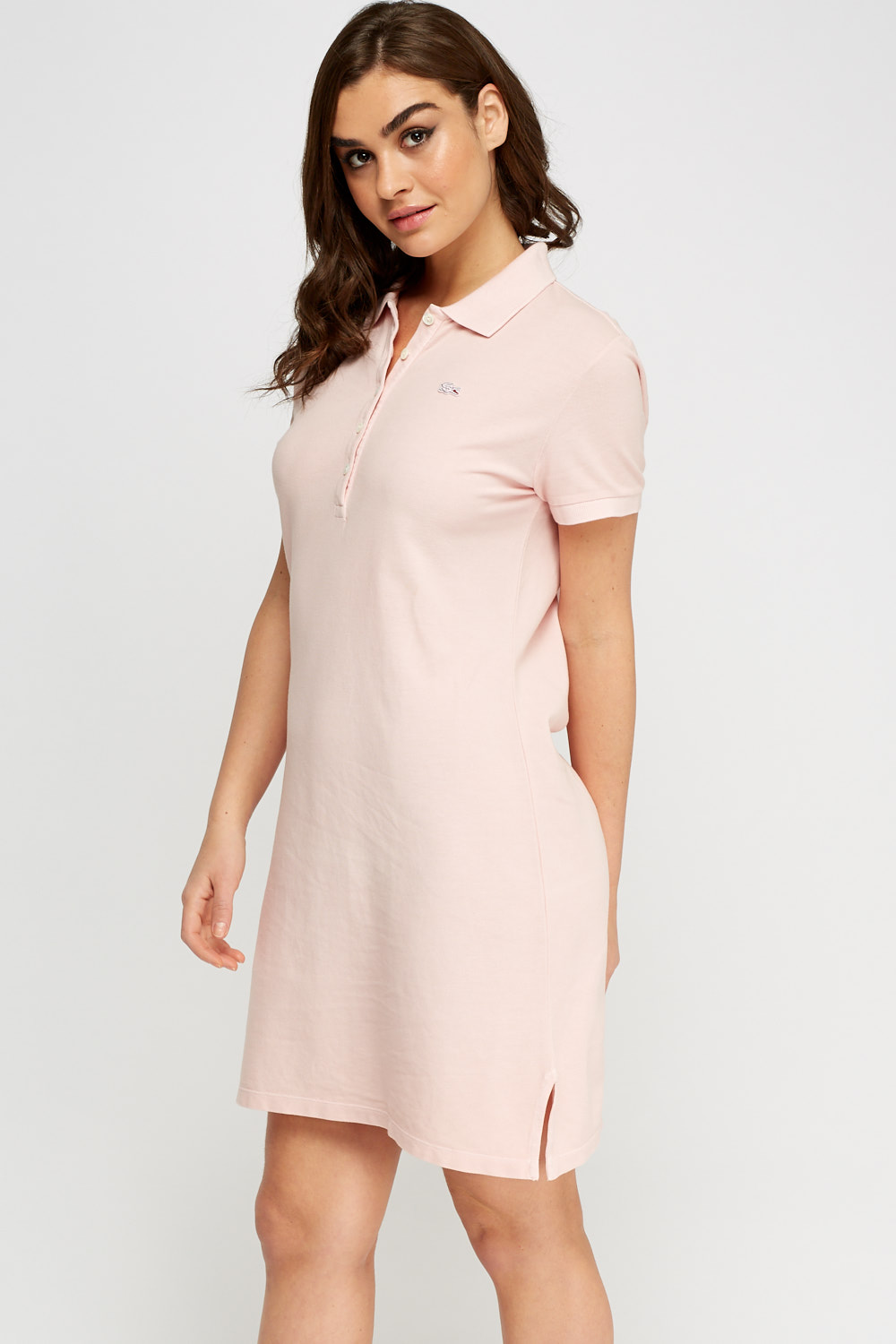 pink lacoste dress