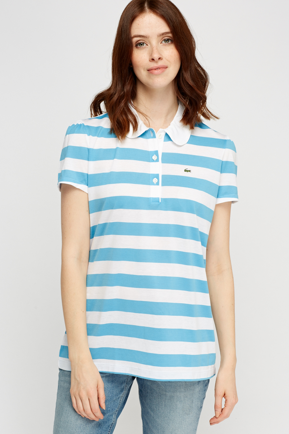 Lacoste Striped Thin Polo T-Shirt - Limited edition | Discount Designer ...