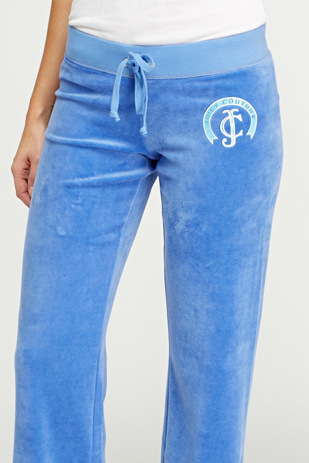 Juicy Couture Blue Velveteen Track Pants - Limited edition | Discount ...