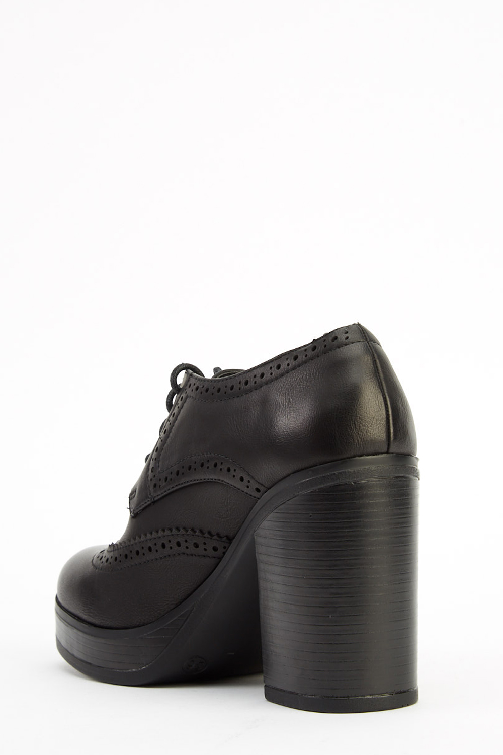 block heel lace up shoes