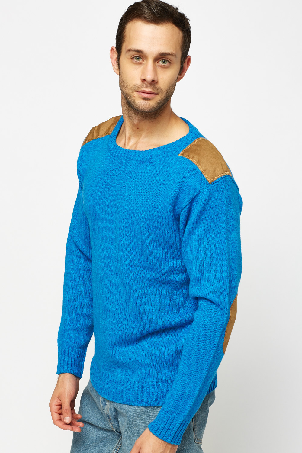 Insert Contrast Knitted Jumper - Just $7