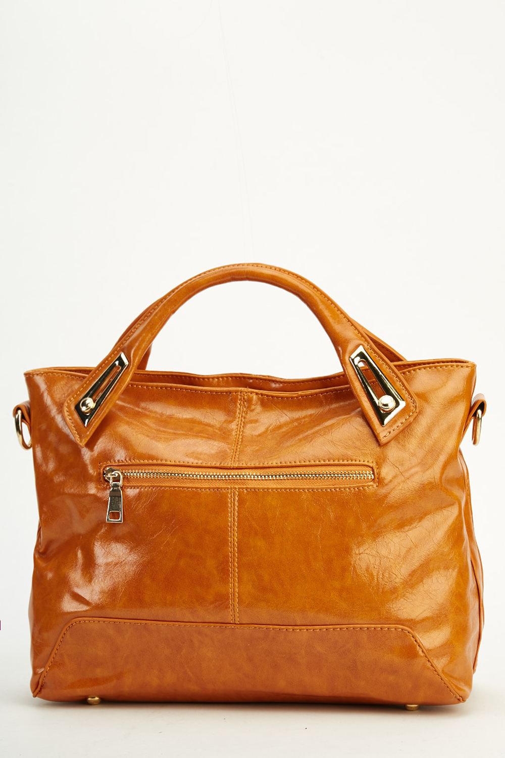 Faux Leather Light Camel Handbag - Just $7