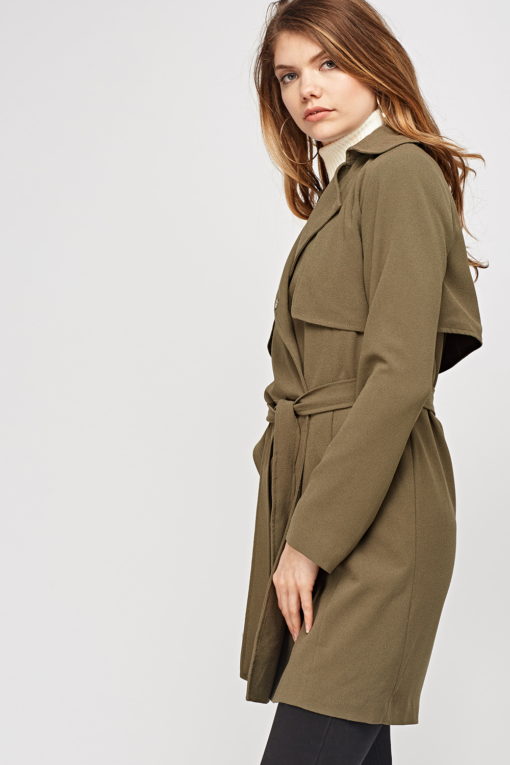 Textured Trench Coat - Just $7