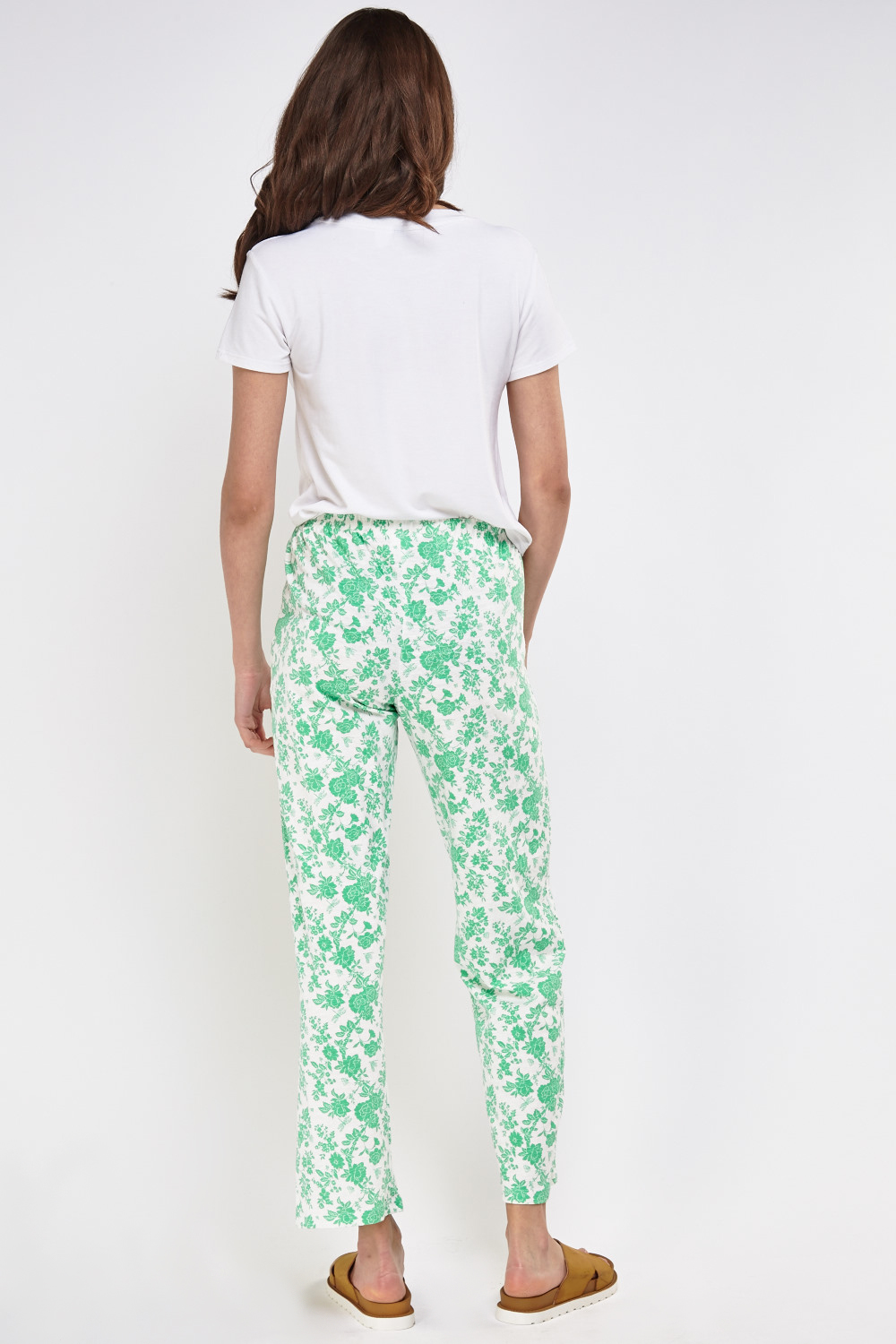 Floral Cotton Trousers - Just $7