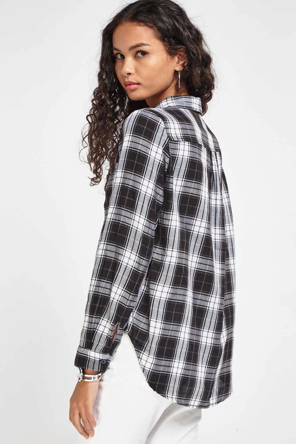 Checked Cotton Mono Shirt - Just $3