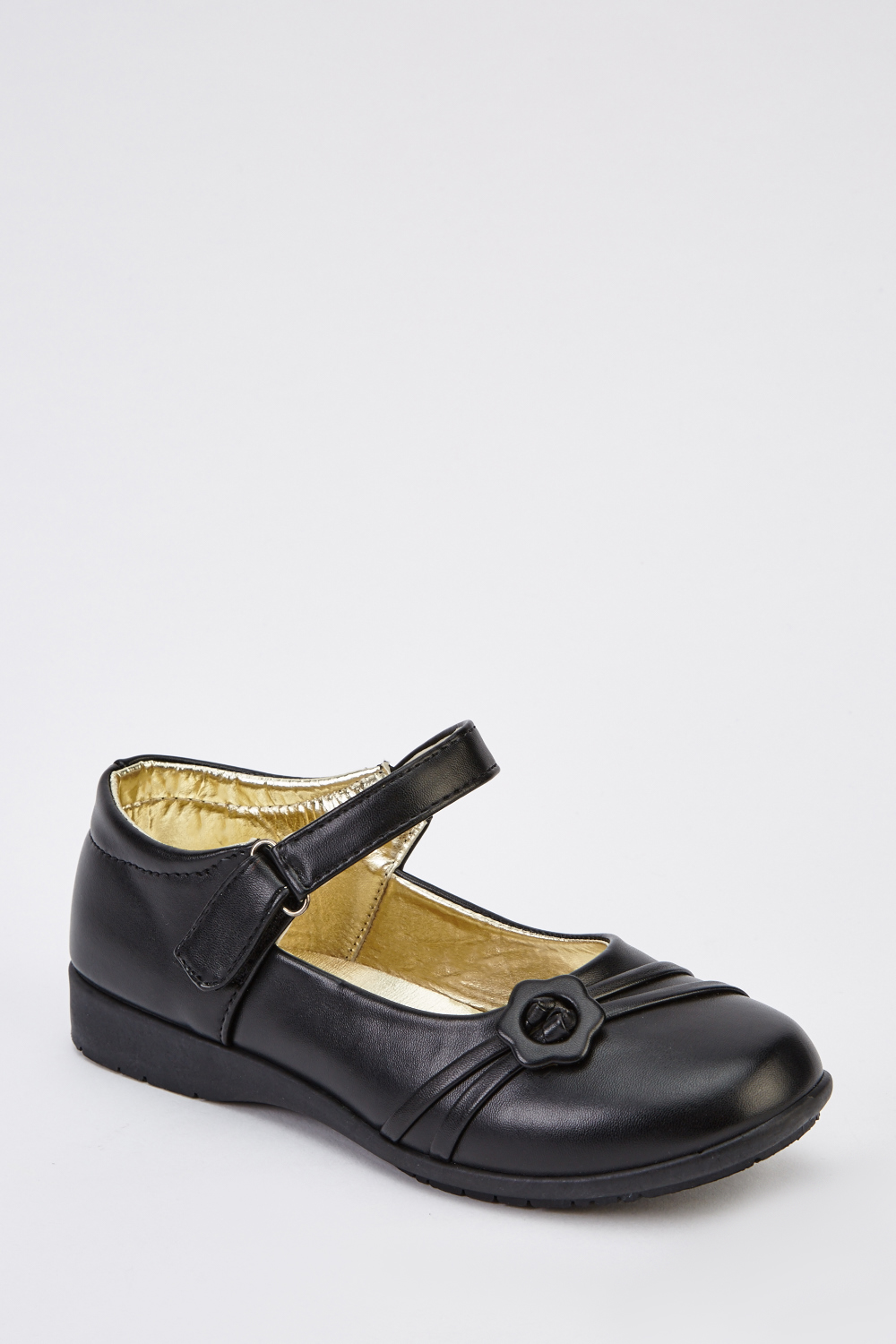 ladies black dolly shoes
