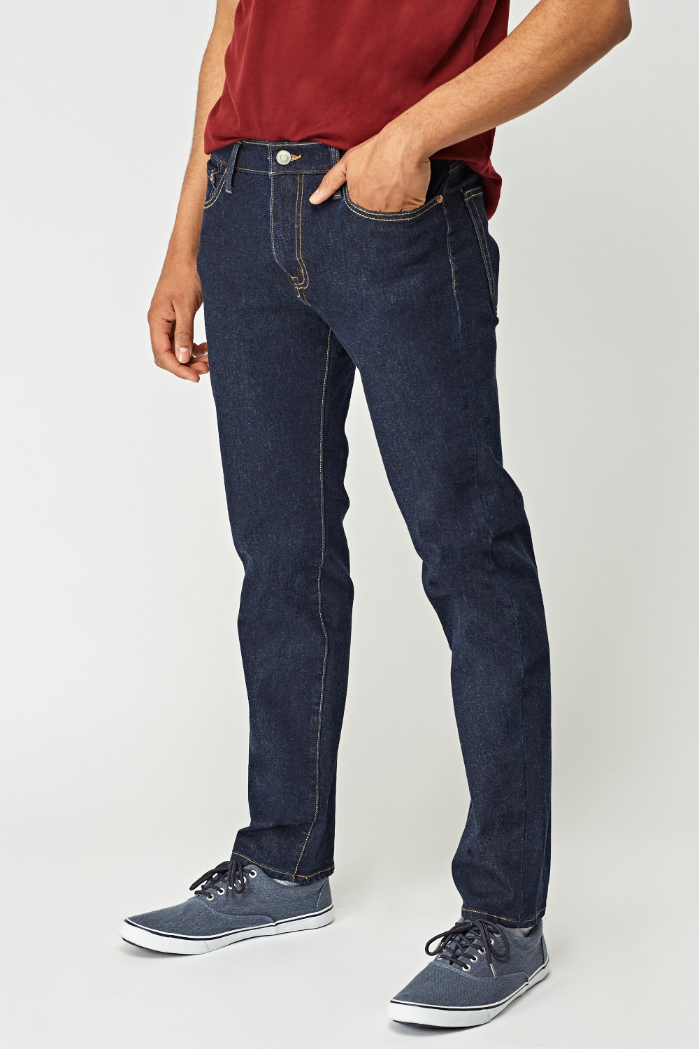 Denim Straight Leg Jeans - Just $6