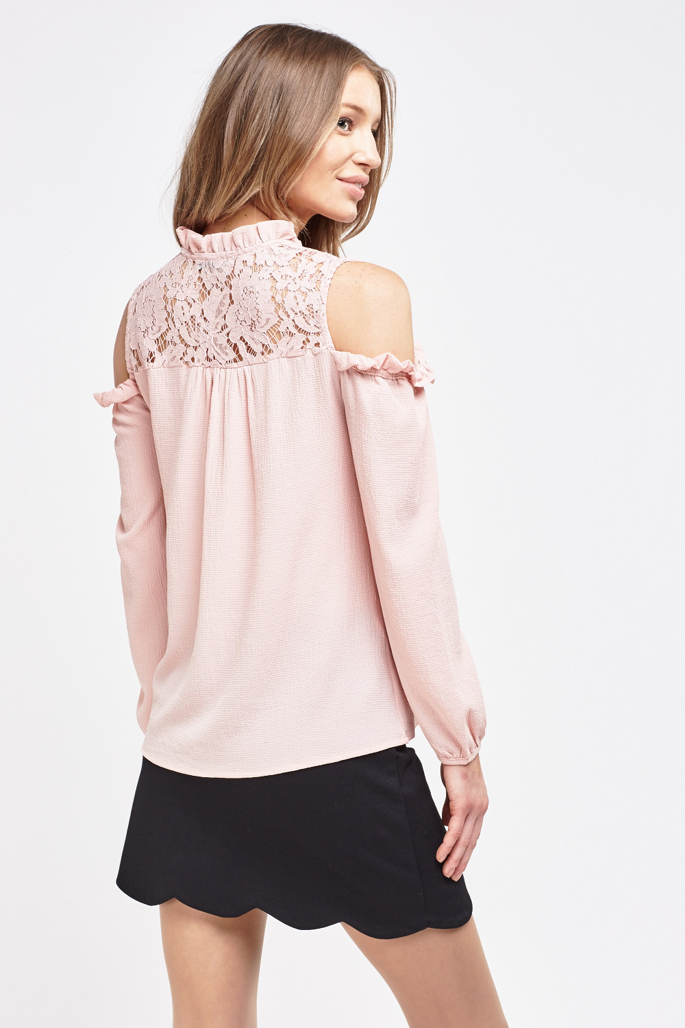 cold shoulder keyhole top