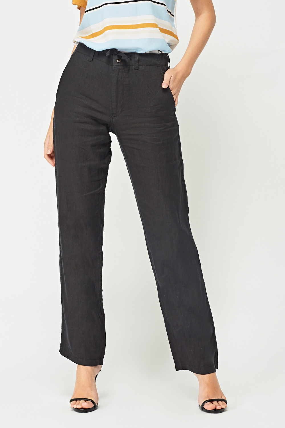 Basic Straight Cut Trousers - Just $7