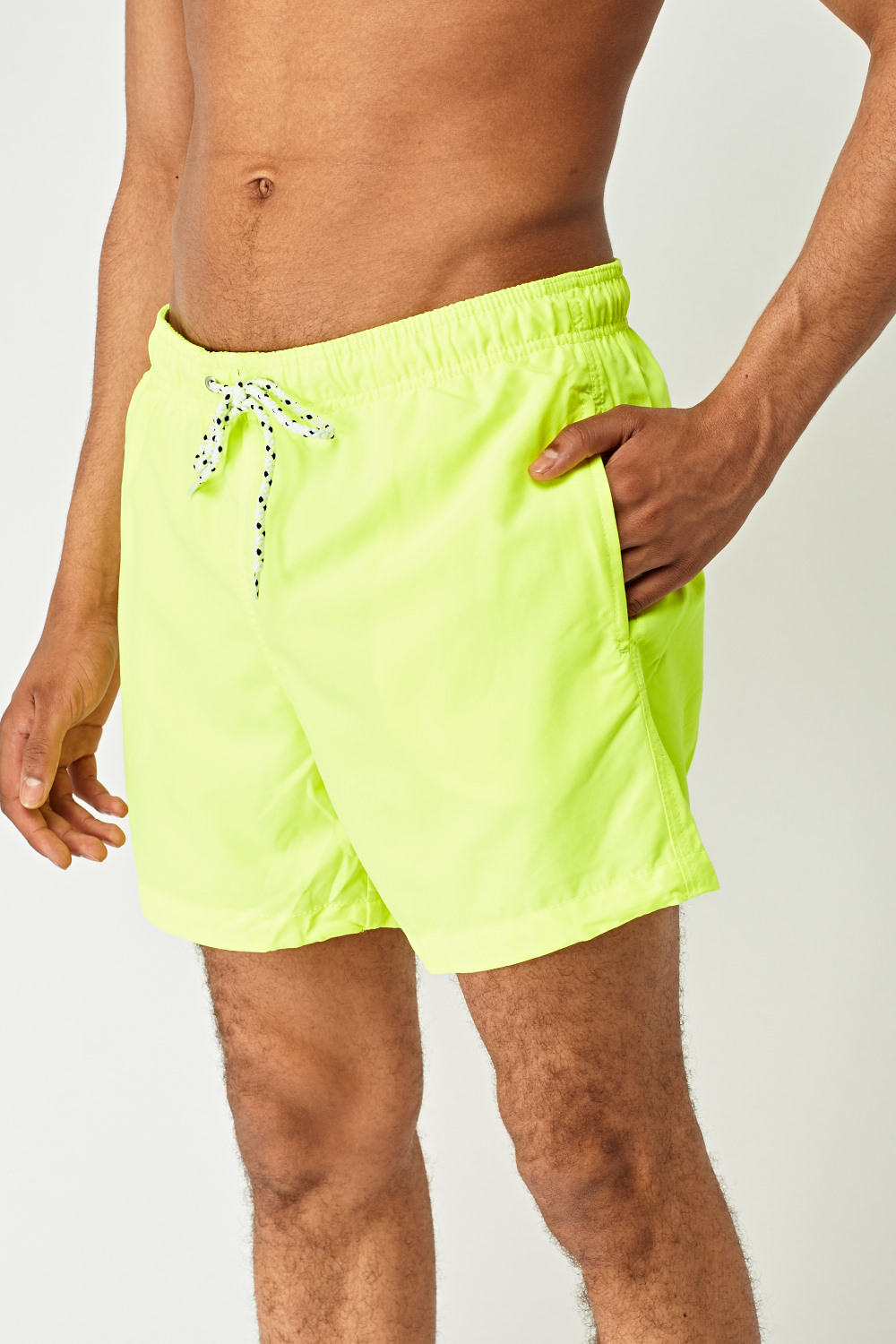 Neon Yellow Mens Swim Shorts - Just $7