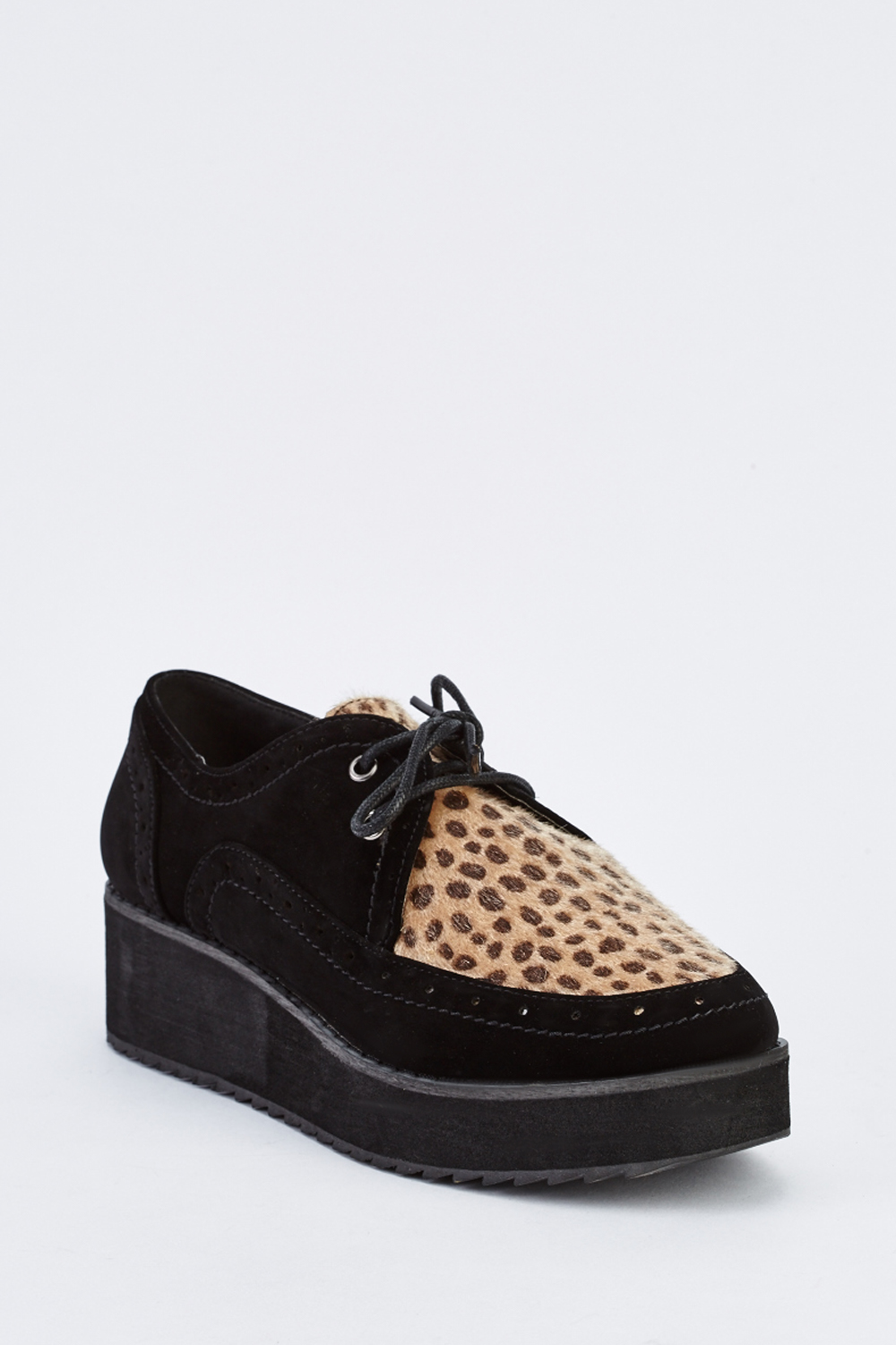Leopard Print Creeper Shoes - Just $7