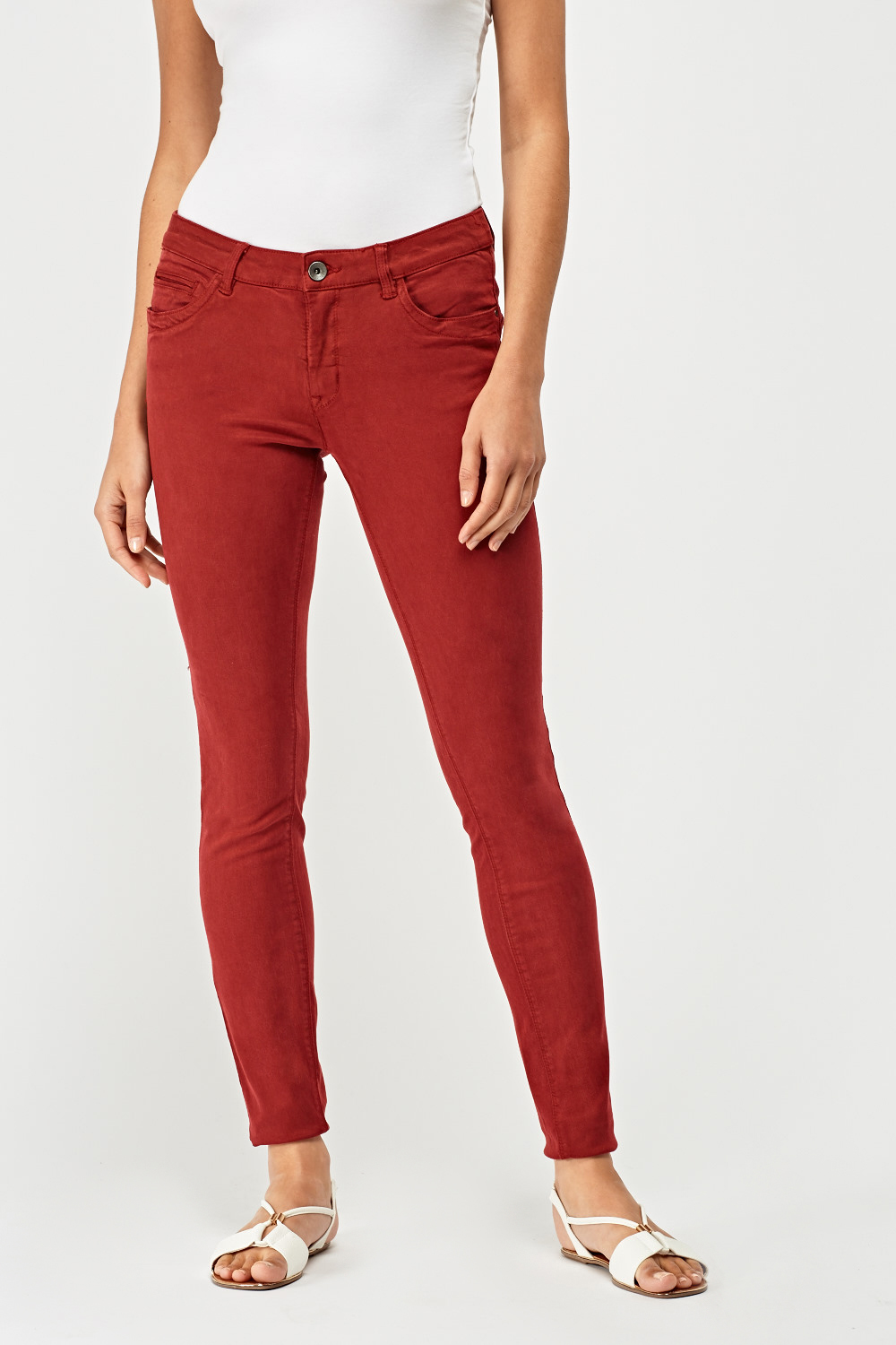 low rise push up jeans