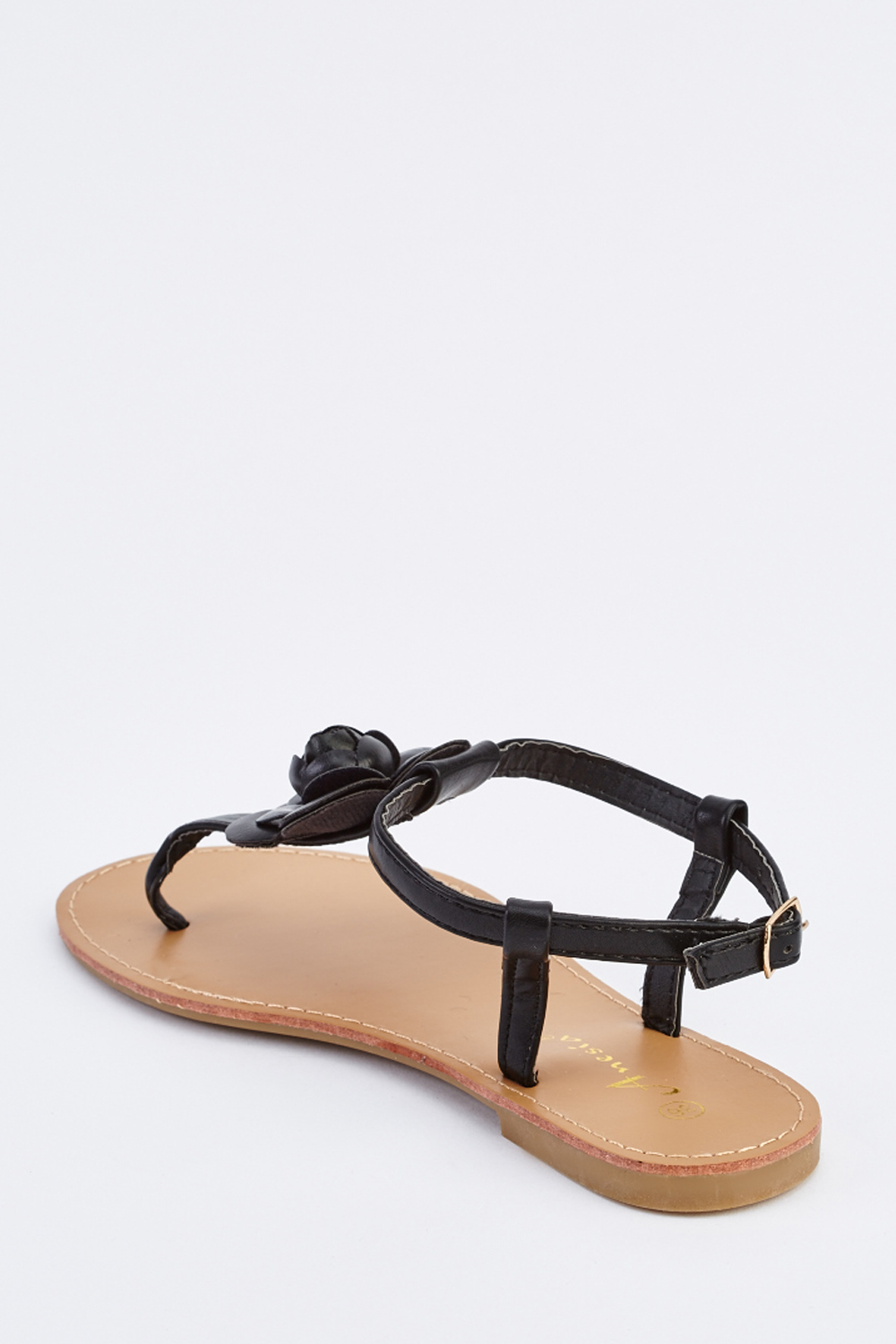 3D Faux Leather Sandals - Just $7