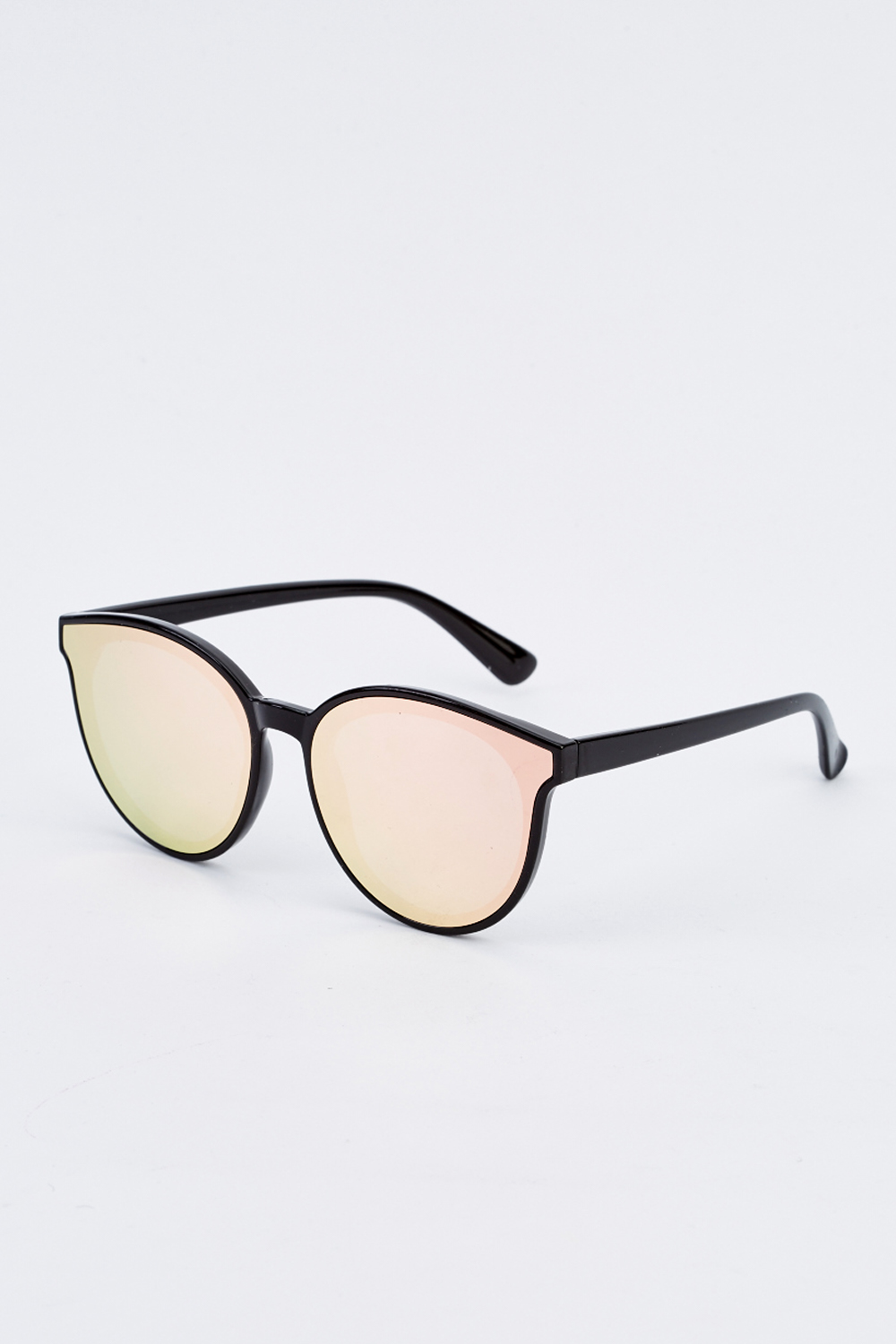 polarized mirrored cat eye sunglasses