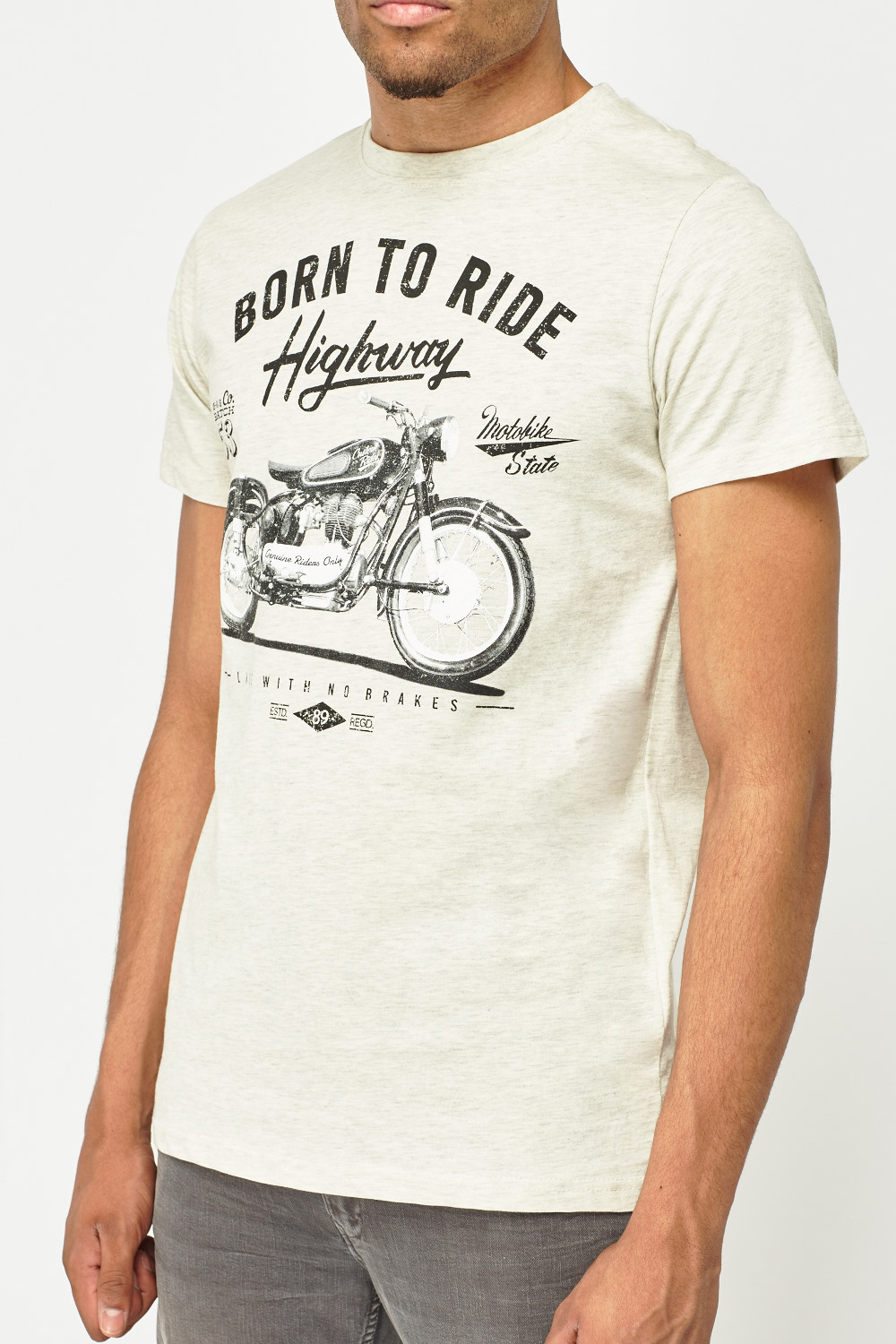 Born To Ride Graphic T-Shirt - Just $7