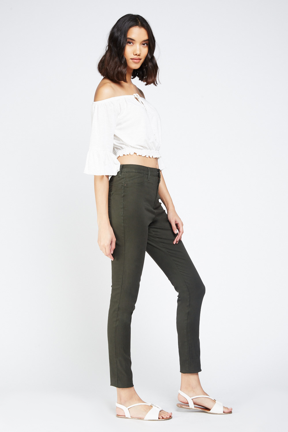 Low Waist Skinny Fit Trousers - Just $3