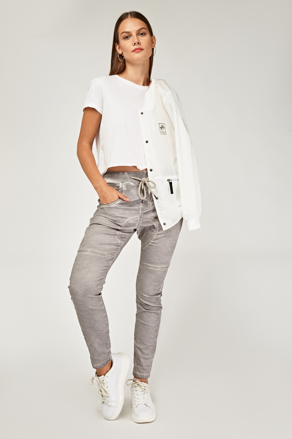 low rise skinny trousers