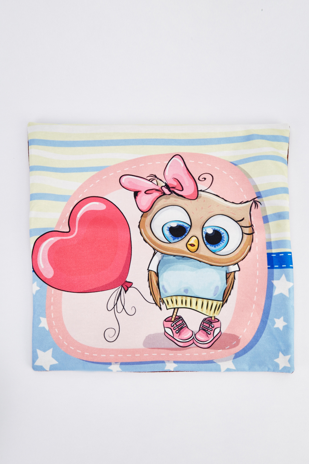 Mixed owl printed cushion for only £5. The perfect secret santa gift