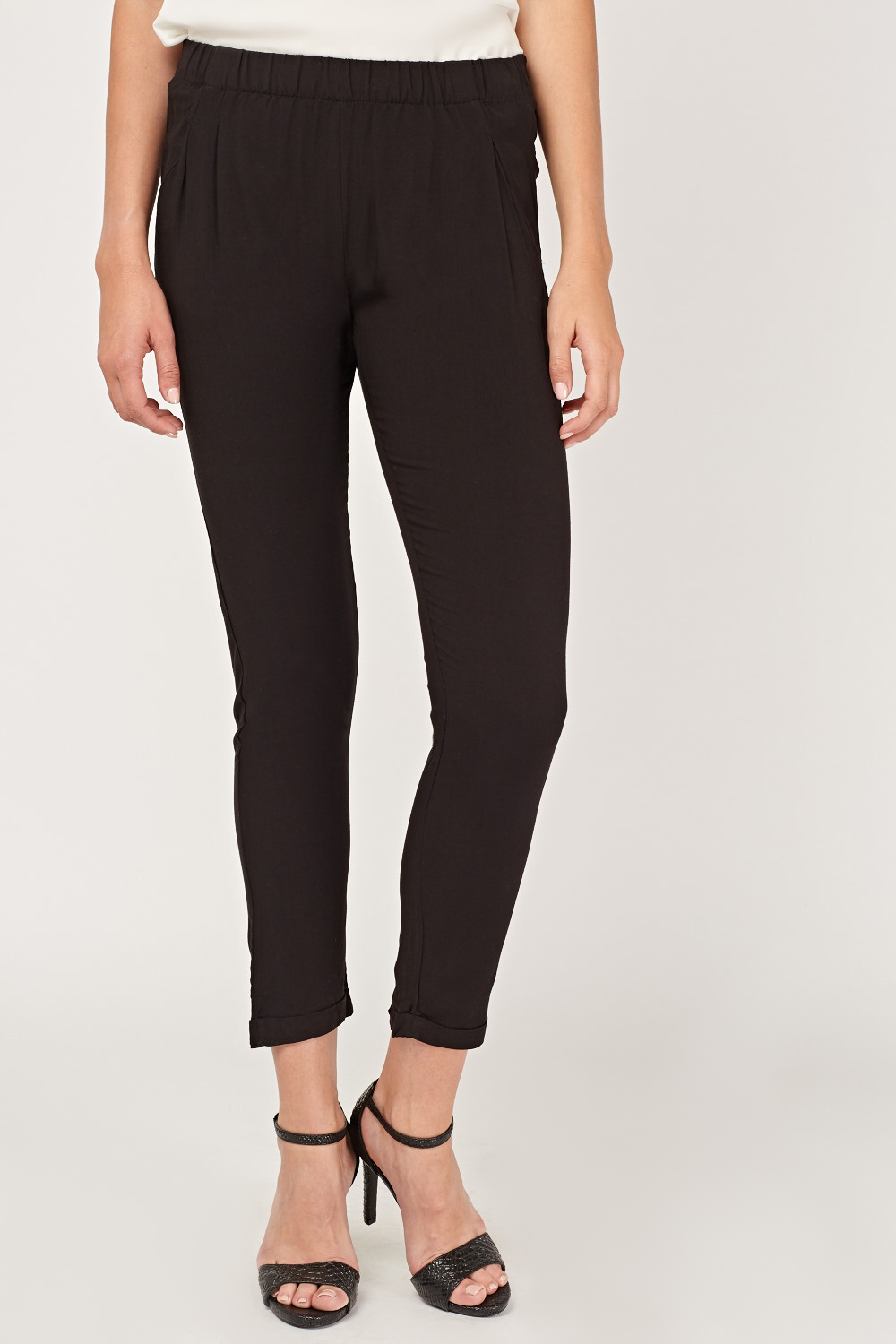 Sheer Tapered Trousers - Just $3