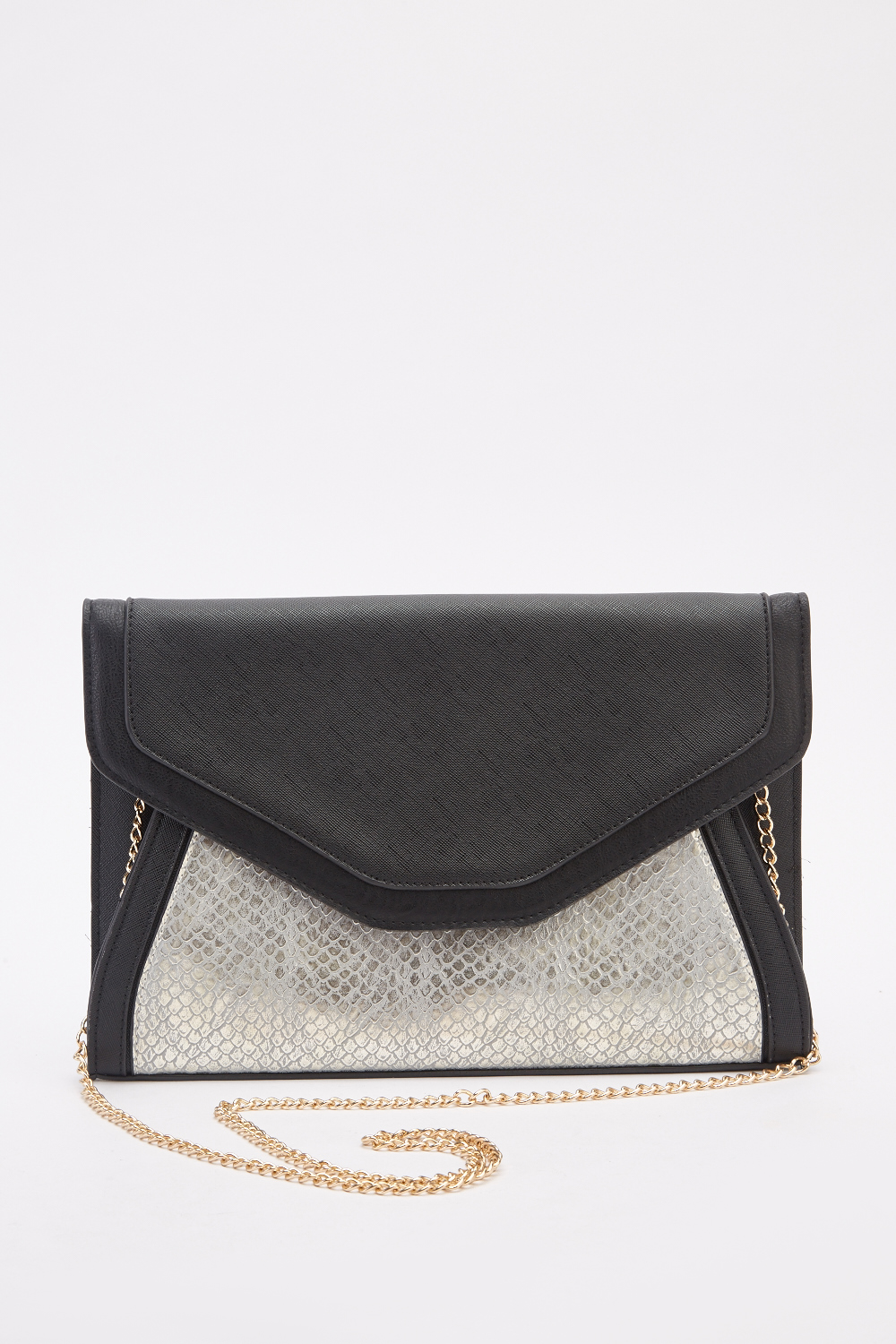 Download Mock Crock Envelope Clutch Bag - Just $7