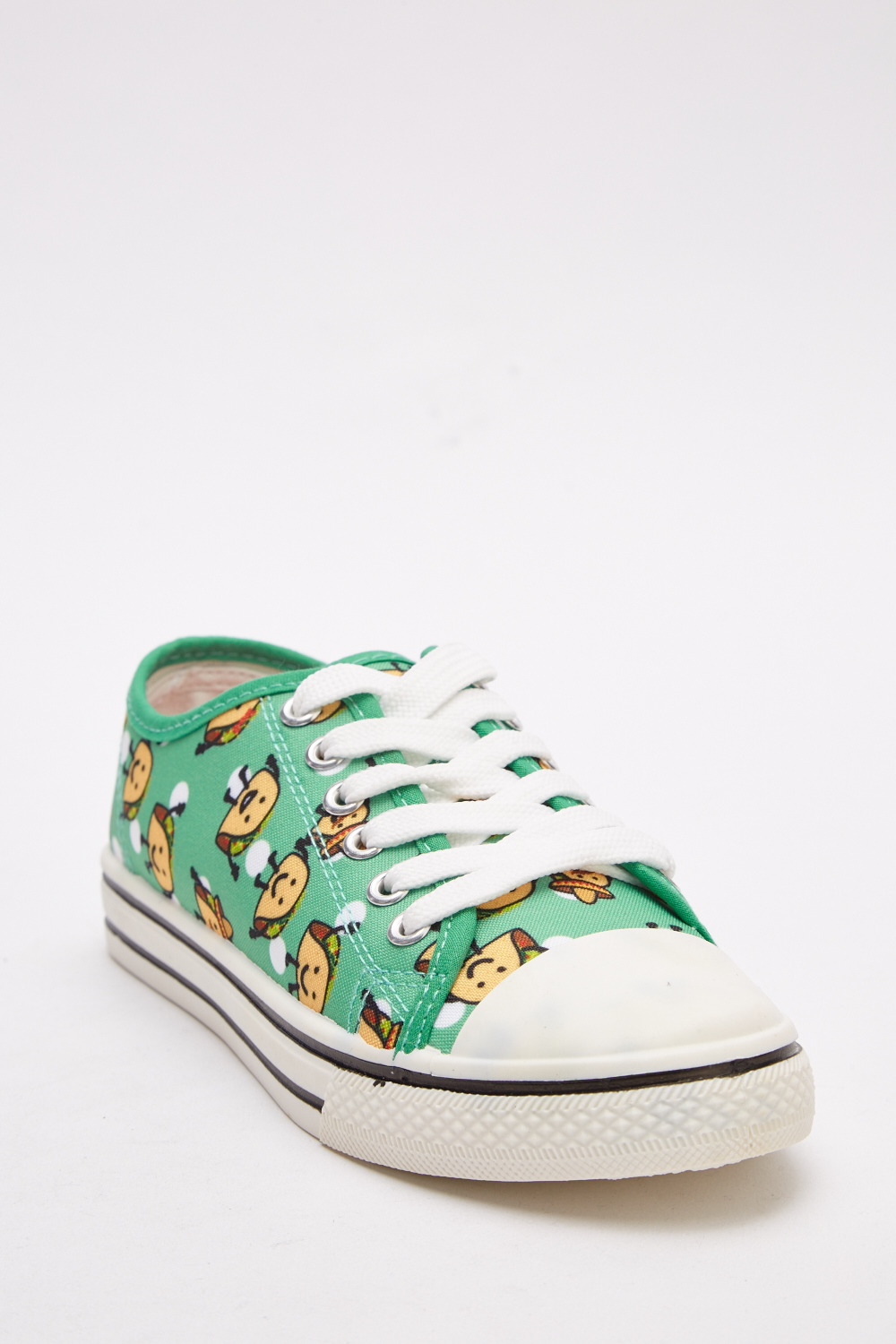 Green Printed Trainers - Just $3