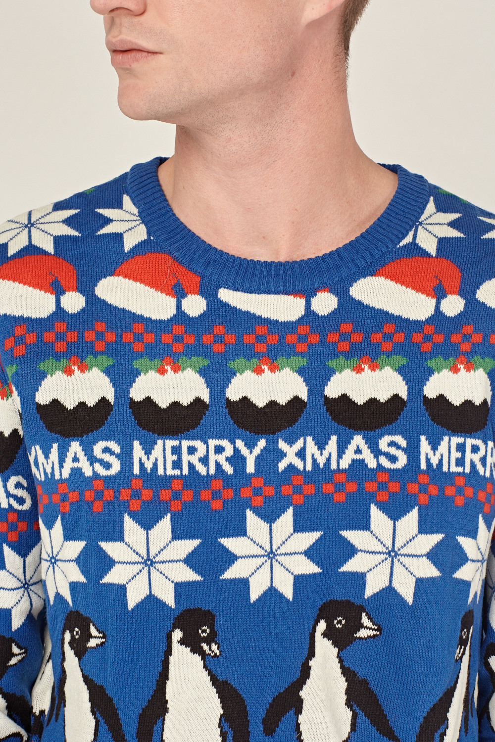 Mixed Print Christmas Jumper - Just $7