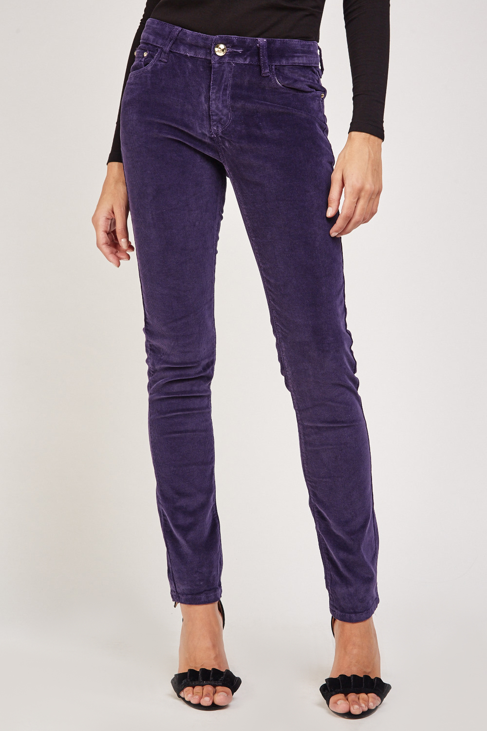 slim fit corduroy pants