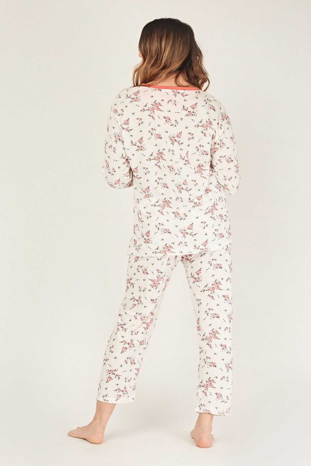 Vintage Floral Print Pyjama Set - Just $7