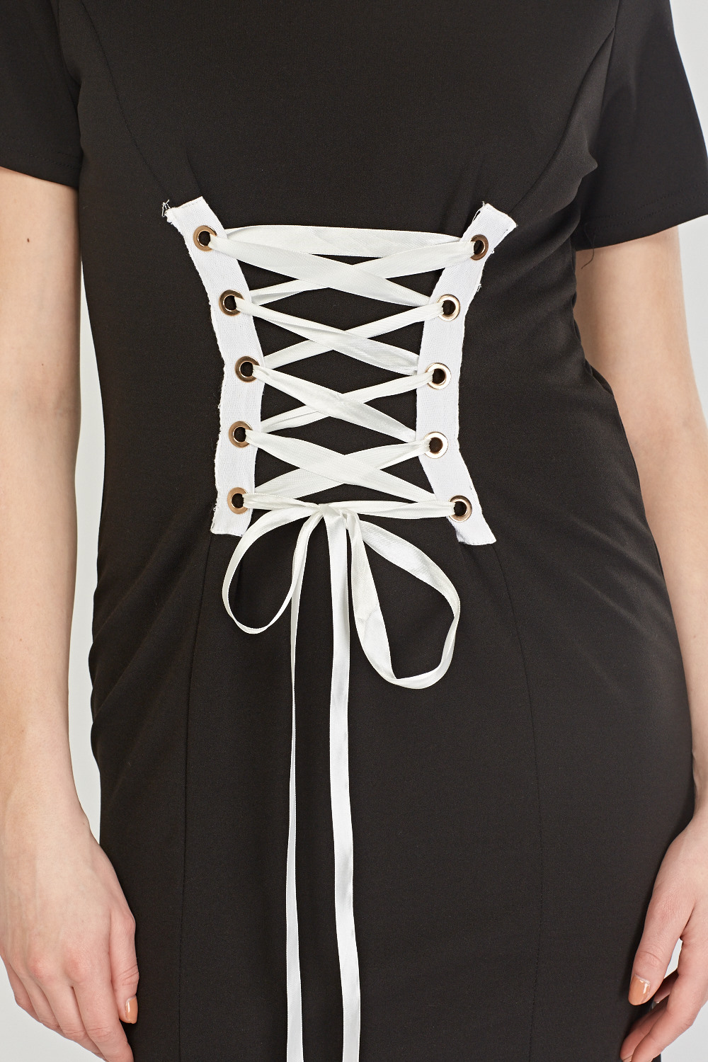 Lace Up Corset Style Dress - Just $2