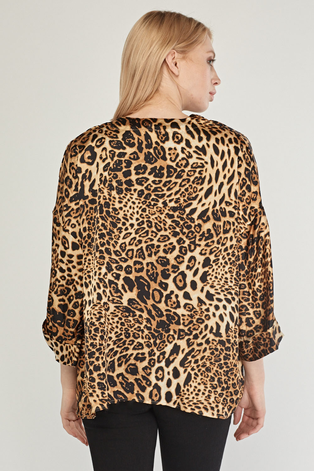 Leopard Print Kimono - Just $3