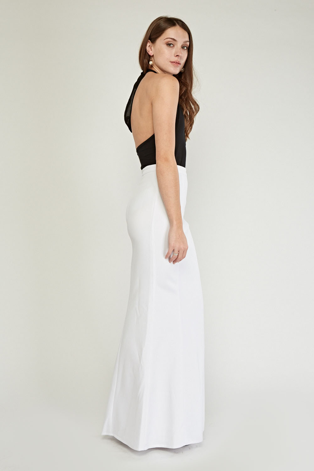Basic White Maxi Skirt - Just $7
