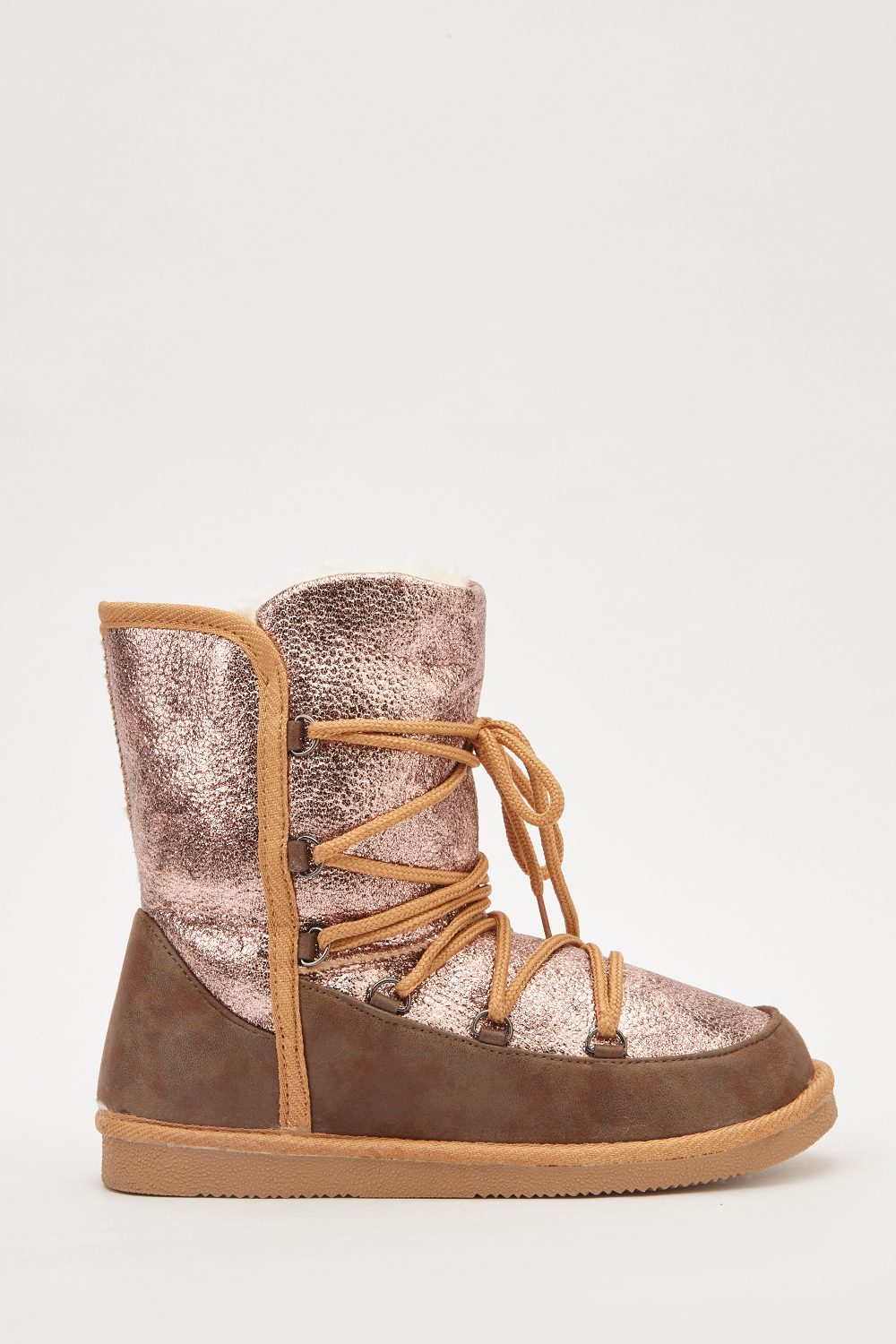 rose gold moon boots