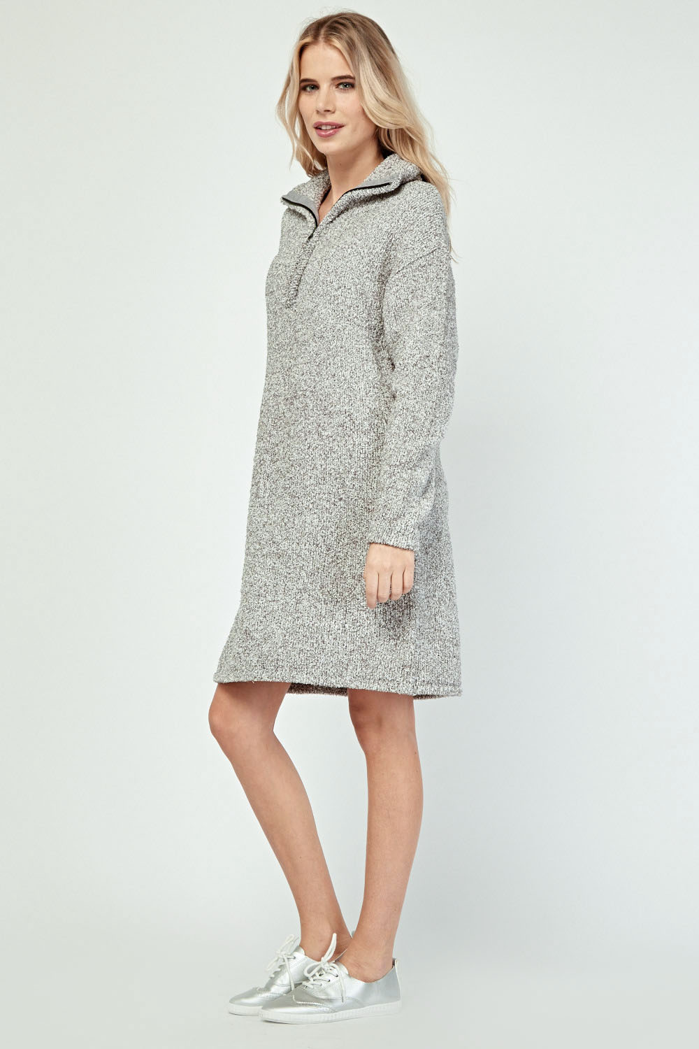 zip up jumper dress