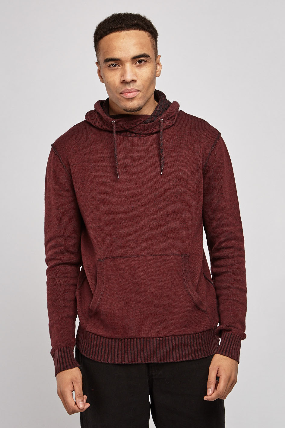 Pouch Pocket Front Casual Hoodie - Just $7