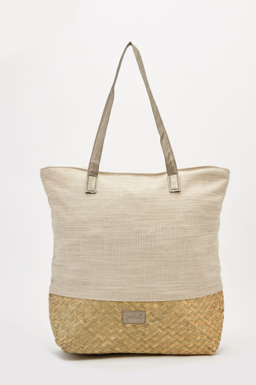 accessorize woven bag