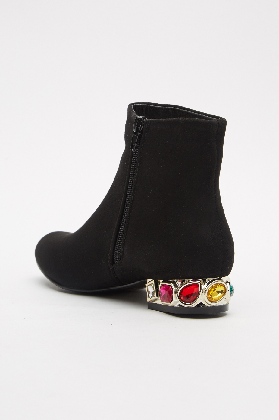 ankle boots with diamantes