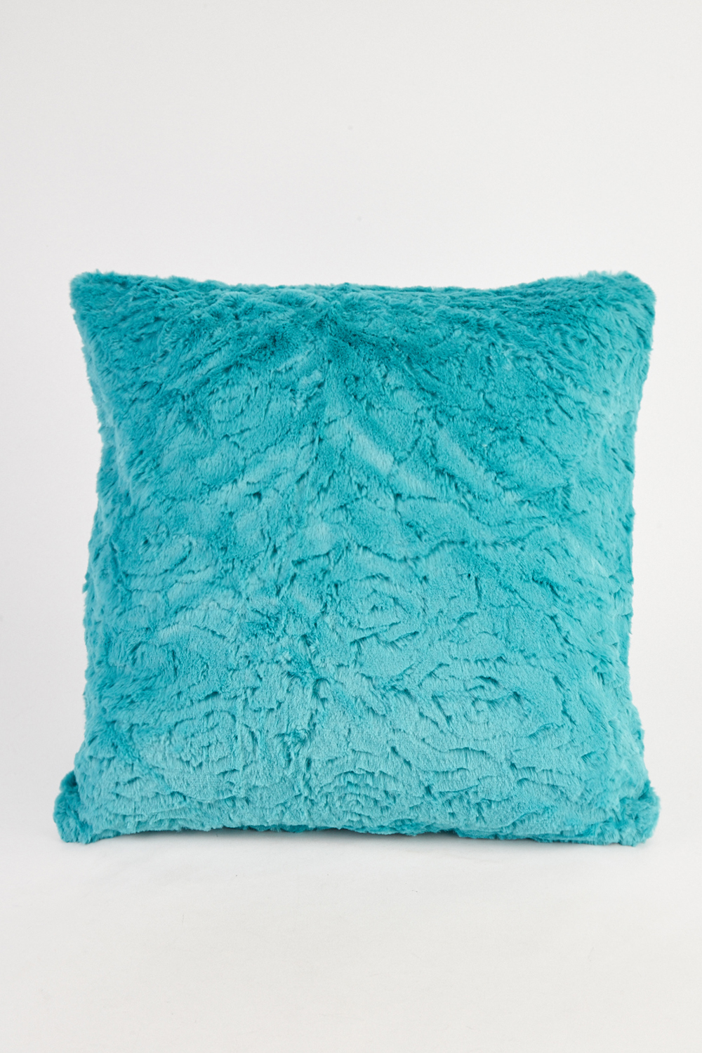 turquoise fluffy pillows