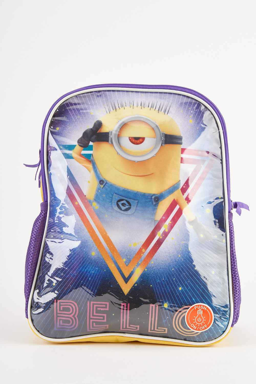 minion backpack rave
