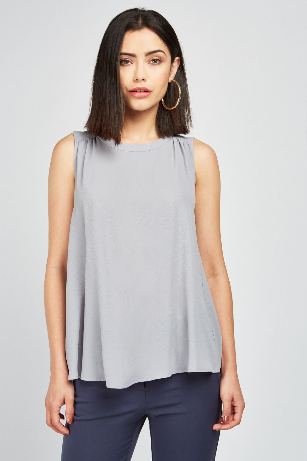 Wrap Back Sleeveless Top - Just $3