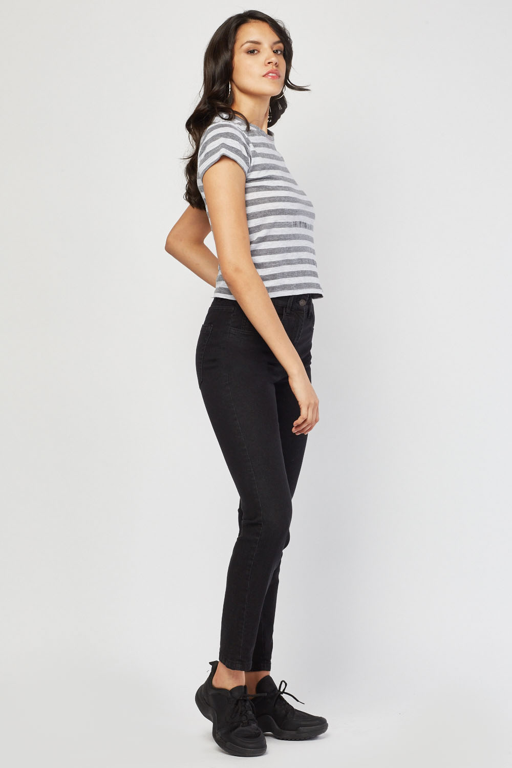 High Rise Charcoal Jeans - Just $3