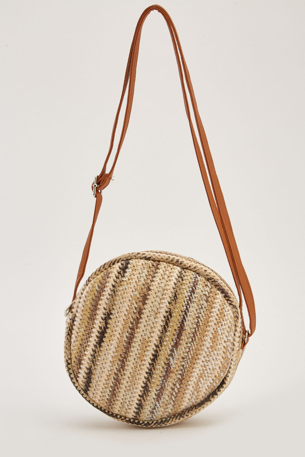 woven circle tote